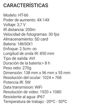 Sytong HT66 Visión Nocturna