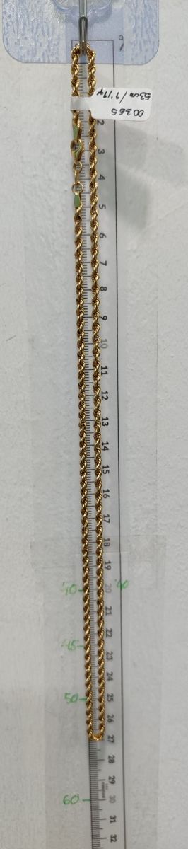 00365 Cadena Salomónica Oro 18k 53cm