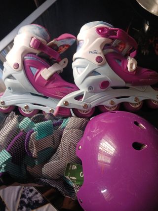 Patines Frozen con protecciones
