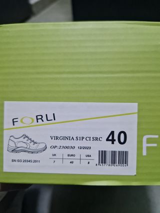 Zapatos de seguridad talla 40