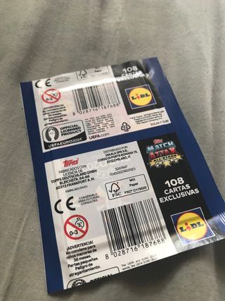 Cromos Eurocopa 2024 6 sobres sin abrir NUEVO