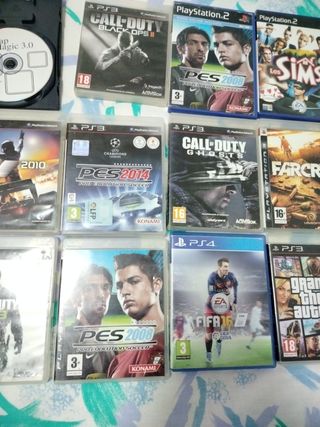 Lote Videojuegos PS3, PS4 y PS2