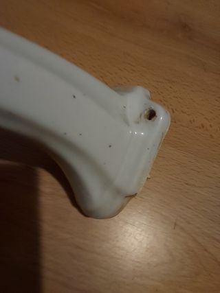 Aplique porcelana años 50 para baño