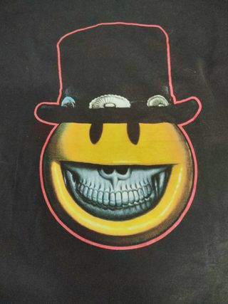 Camiseta Slash Tapa Sombrero Calavera