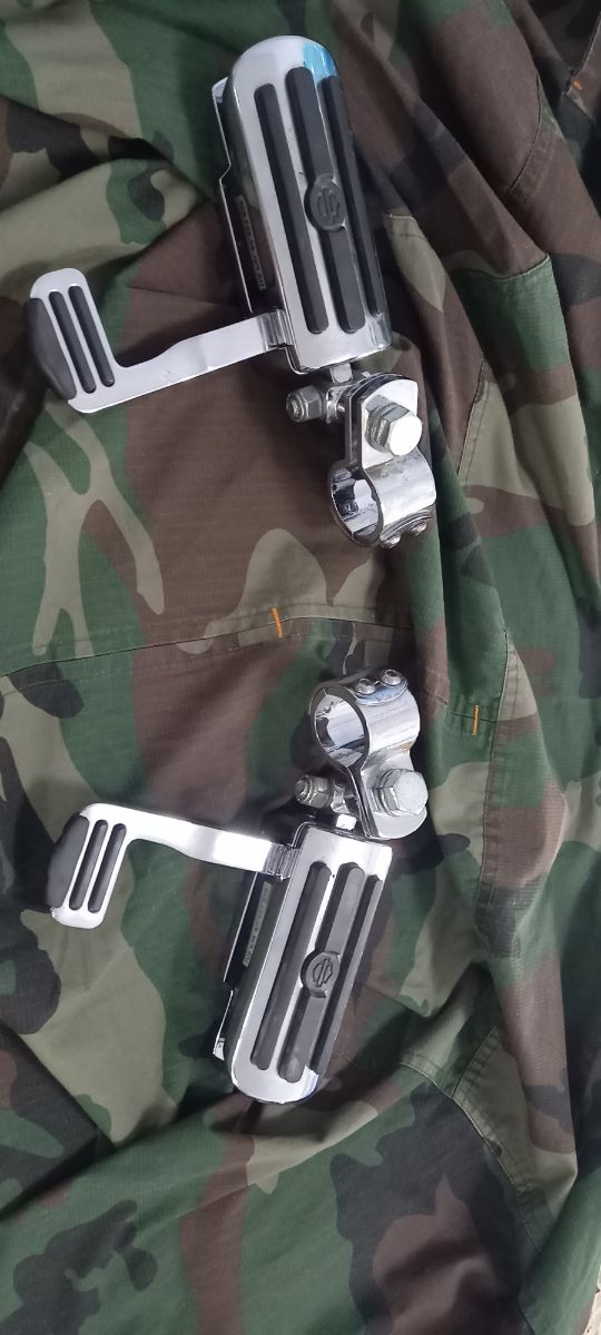 Pedane Harley-Davidson Cromate. eccezionali