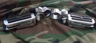 Pedane Harley-Davidson Cromate. eccezionali