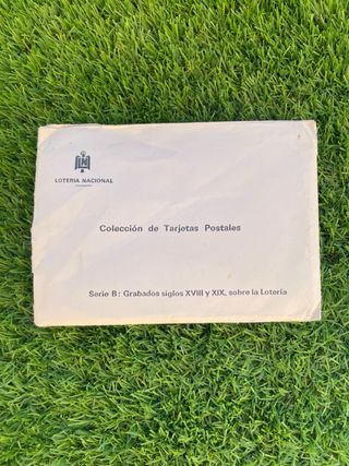 RARO 1974 Lote Colección Postales Lotería Nacional