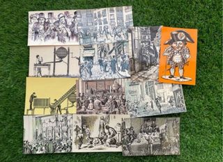 RARO 1974 Lote Colección Postales Lotería Nacional