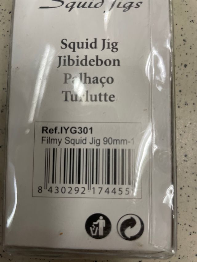 Luren Lethal Squid Jigs 90mm.
