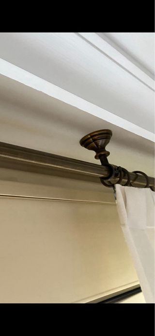 Barra Cortina Cobre Metal