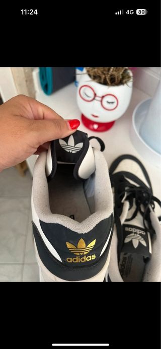 Scarpe Adidas uomo grigie e bianche