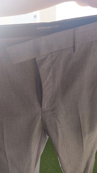 Pantalón de traje gris talla 42
