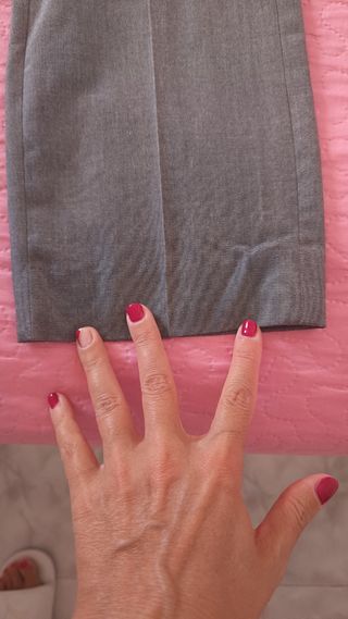 Pantalón de traje gris talla 42