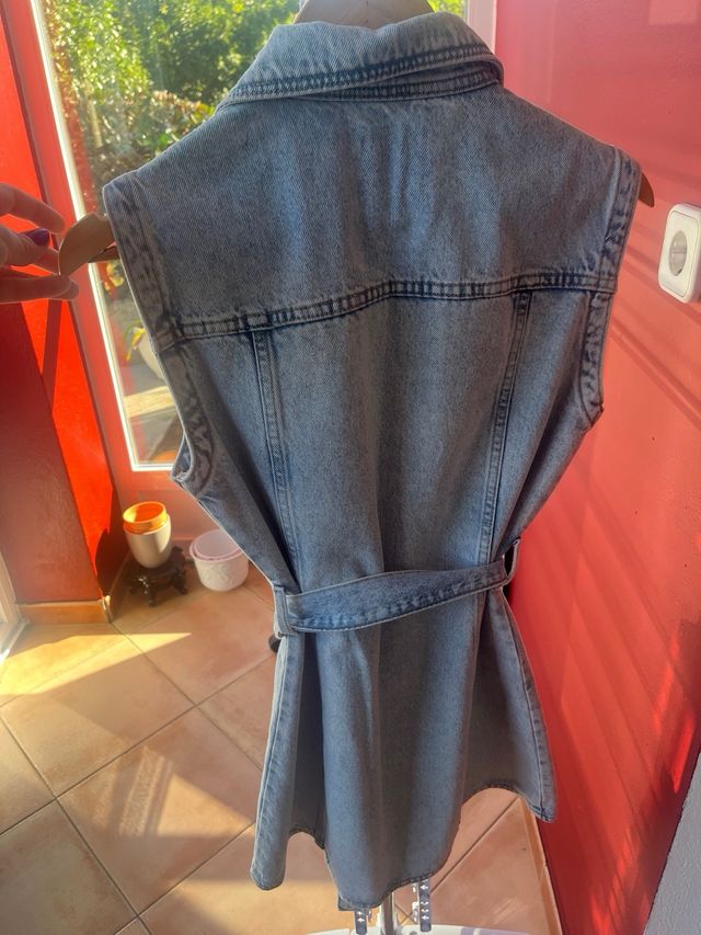 Vestido vaquero Zara sin mangas