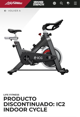 Bicicleta Spinning Life Fitness IC2