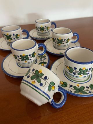 Tazze caffè Vietri ceramica