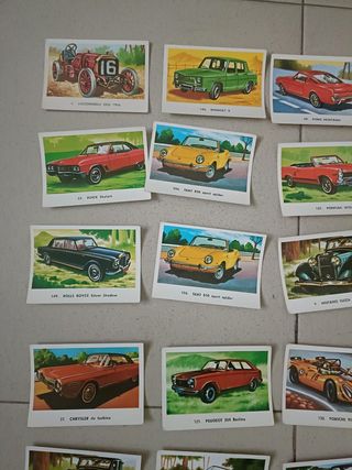 Lote 38 cromos de Coches Antiguos Maga