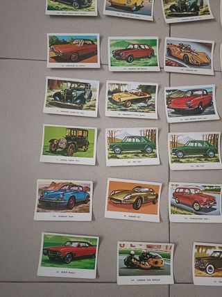 Lote 38 cromos de Coches Antiguos Maga