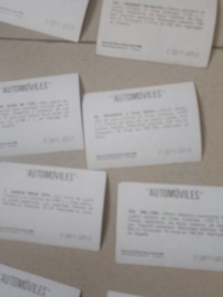 Lote 38 cromos de Coches Antiguos Maga