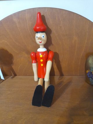 Statuina Pinocchio in legno