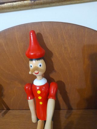 Statuina Pinocchio in legno