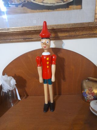 Statuina Pinocchio in legno