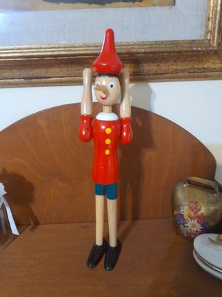 Statuina Pinocchio in legno