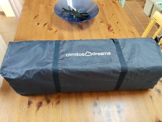 Cuna de viaje y colchón plegable