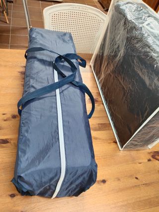Cuna de viaje y colchón plegable