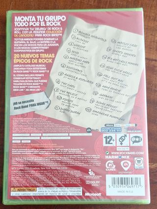 🇪🇦 Rock Band Song Pack 2 Xbox 360 PRECINTADO
