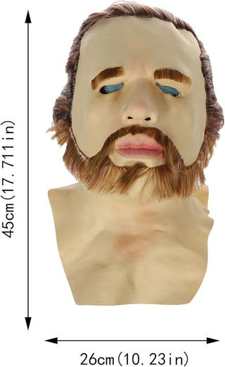 Máscara Halloween Hombre Barba Peluca