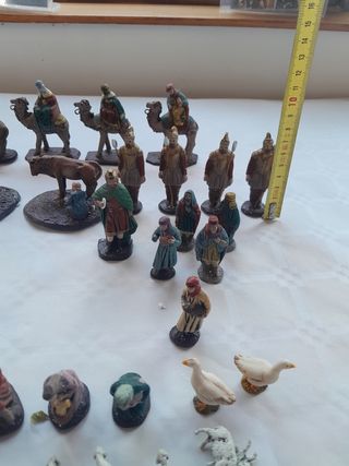 Figuras de Belén de barro
