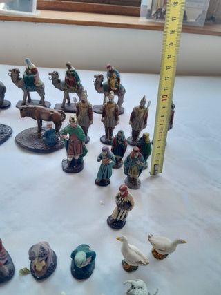 Figuras de Belén de barro