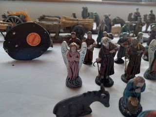 Figuras de Belén de barro