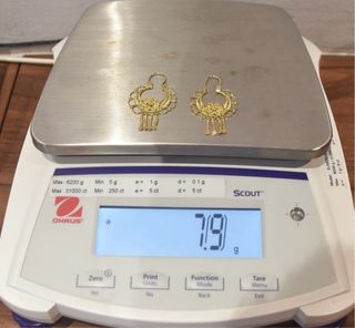 PENDIENTES DE ORO 18K/7.9Gr