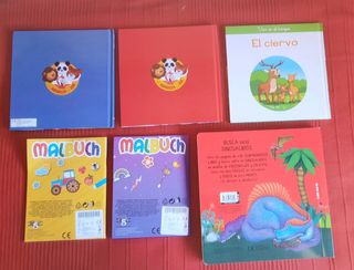 Libros infantiles 4 títulos,  más 2 para colorear