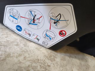 Silleta de coche para bebé negra