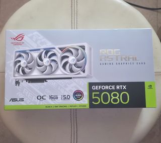 Rtx 5080 Asus Rog Astral OC Blanca nueva y sellada