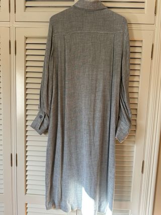 Vestido camisero Zara gris