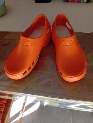 Zuecos de trabajo Wock Everlite Naranja