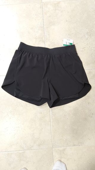 Pantalón corto deportivo mujer negro