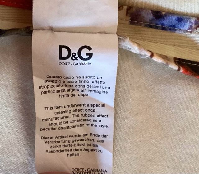 Chaqueta D&G Talla 46 Italiana Beige