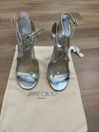 Sandalias Jimmy Choo Plateadas
