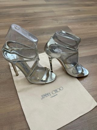 Sandalias Jimmy Choo Plateadas