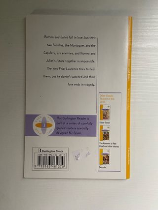 Libro Romeo and Juliet