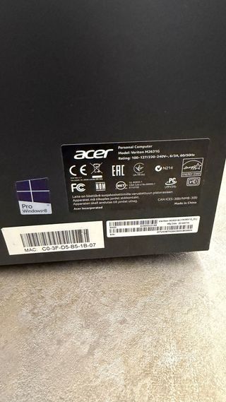 PC Desktop Acer i5 8GB RAM 1TB HDD