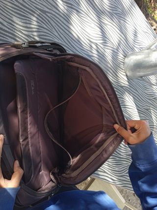 Maletín portátil marrón