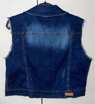 Chaqueta vaquera sin mangas