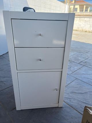 Mueble organizador blanco
