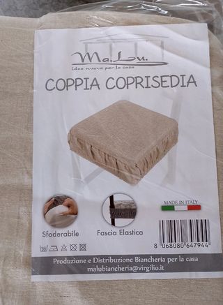6  Coprisedia sfoderabile 